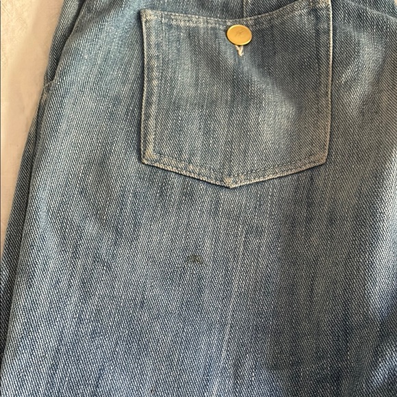 Isabel Marant Blue Flare Wide Leg Jeans - Picture 6 of 6